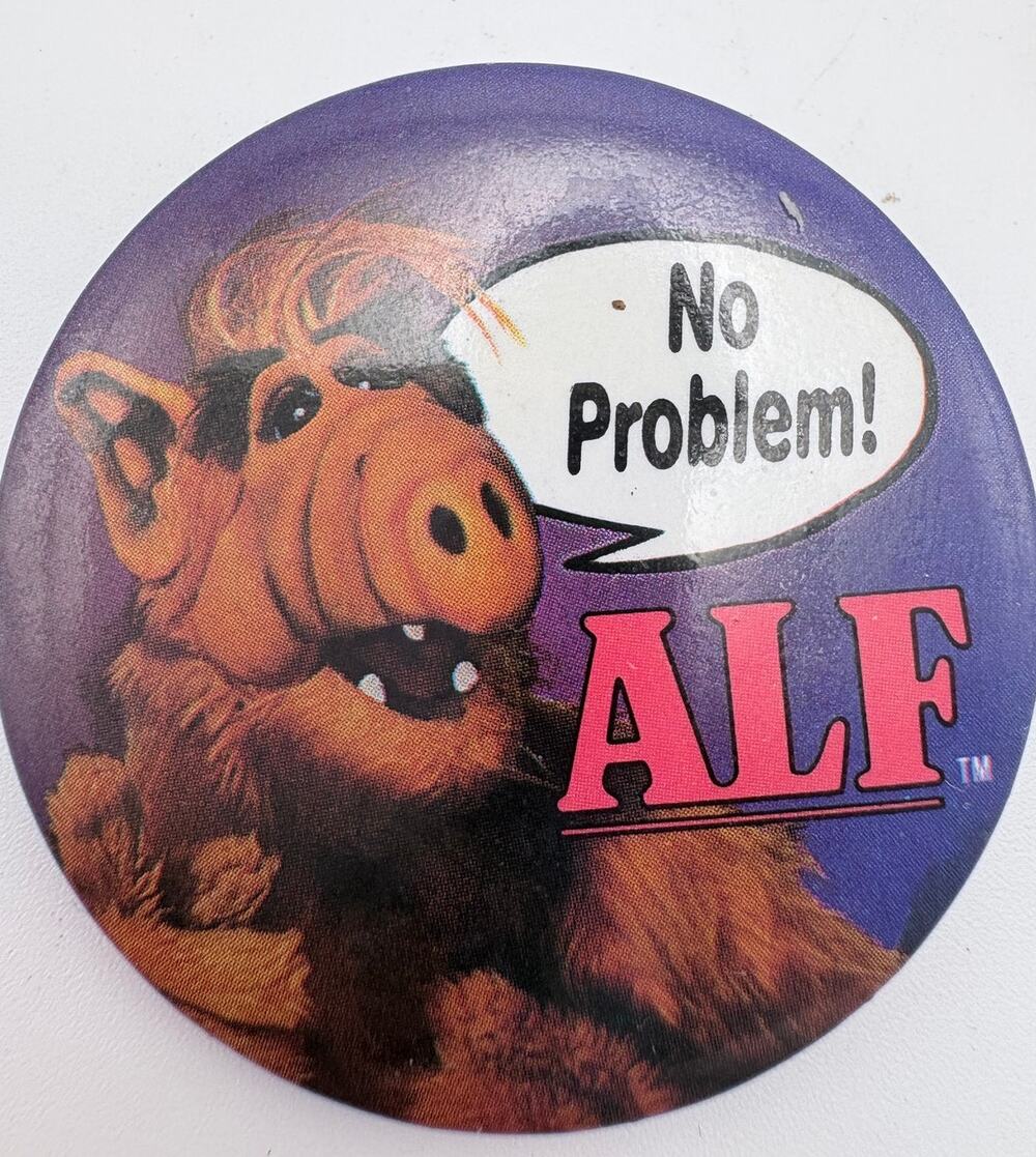 1986 ALF “No Problem” Pin